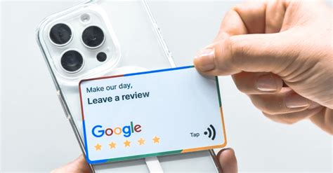 google nfc review card|Google customer review card.